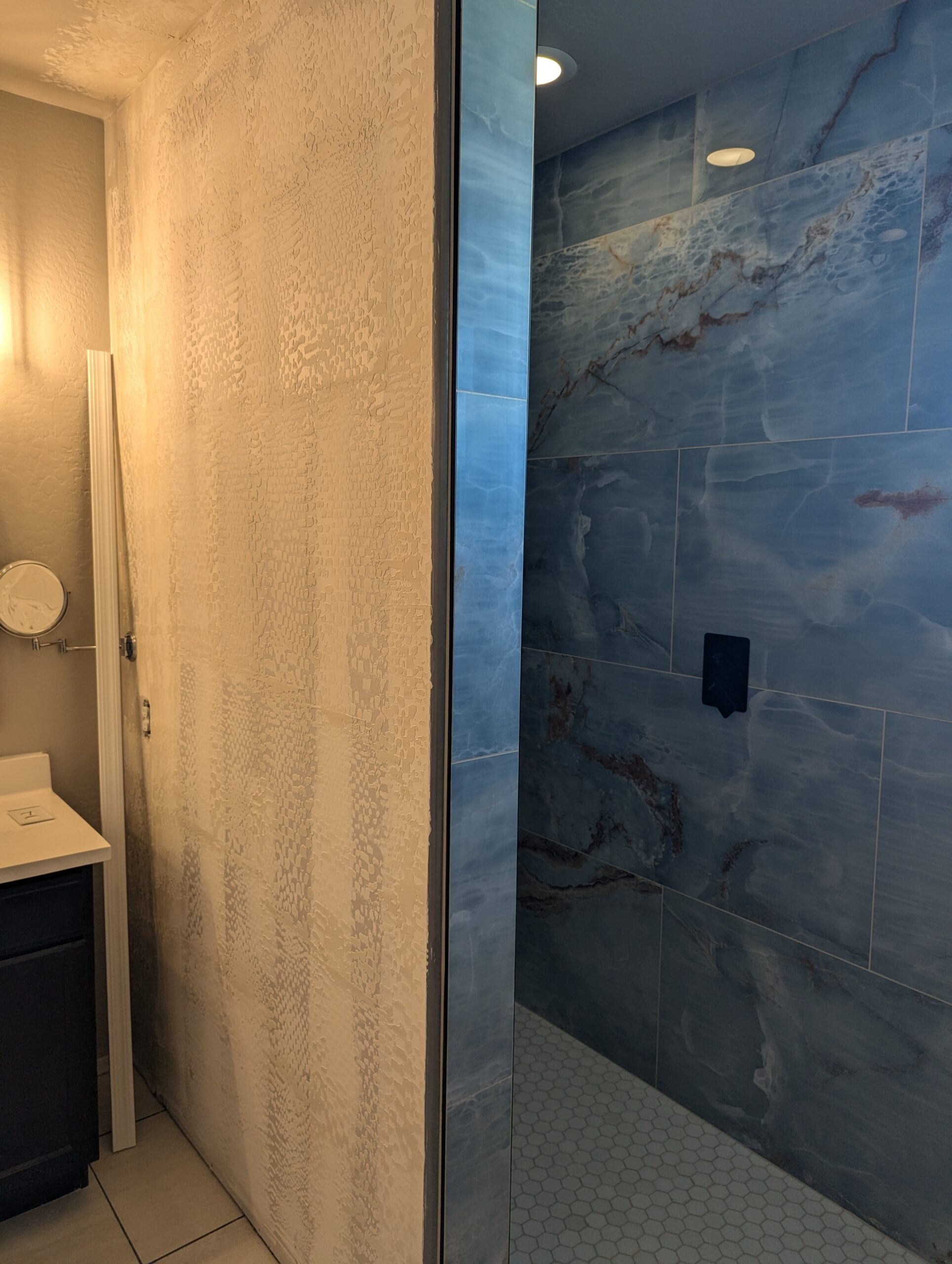 Before and after style home improvement work